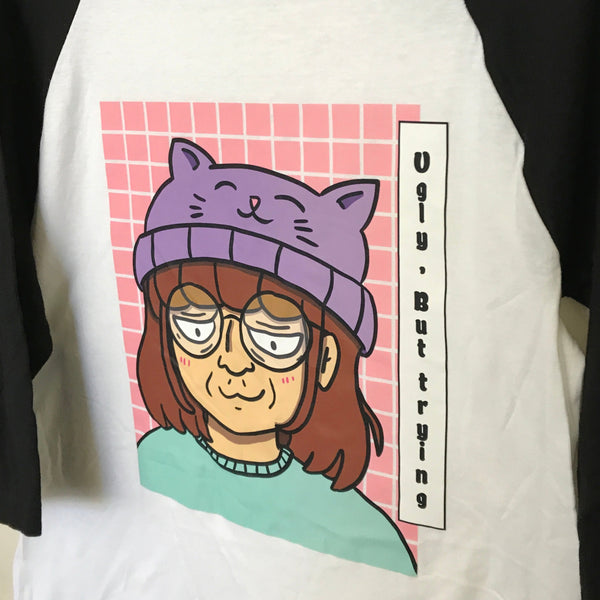 Ugly But Trying Raglan Tee