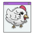 Cluck You Up Sticker
