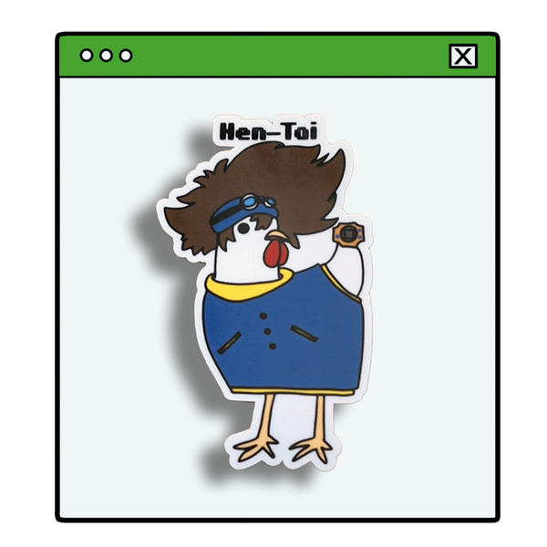 HEN-TAI Sticker