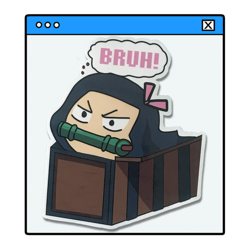 Nezuko In A Box Sticker