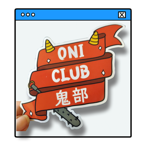 Oni Club Sticker