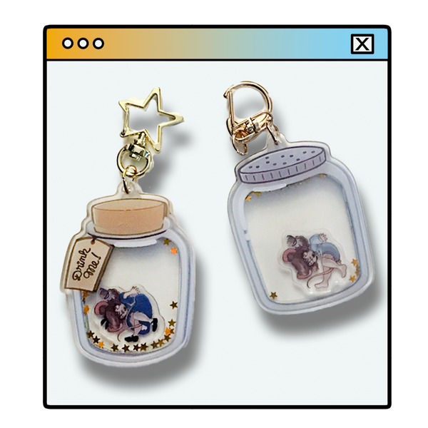 Zumi-In-A-Jar Shaker Acrylic Keychain (ZumiVT)