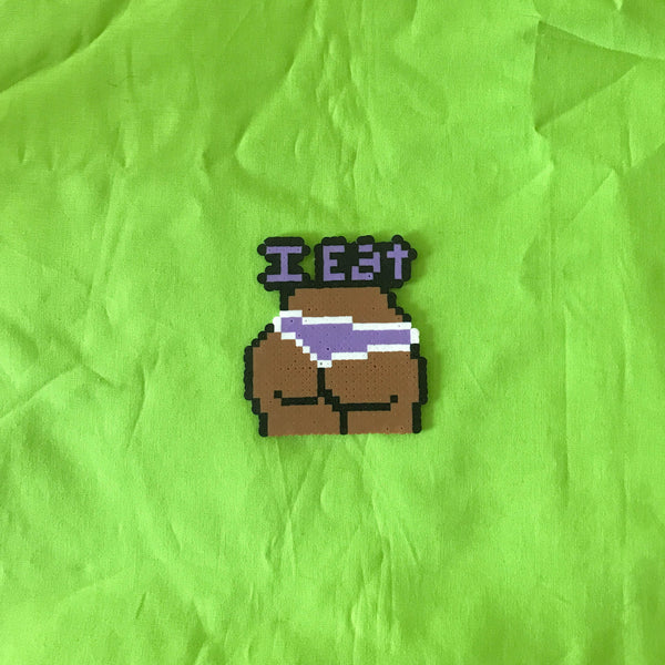 I Eat Booty Key Chain And Necklace