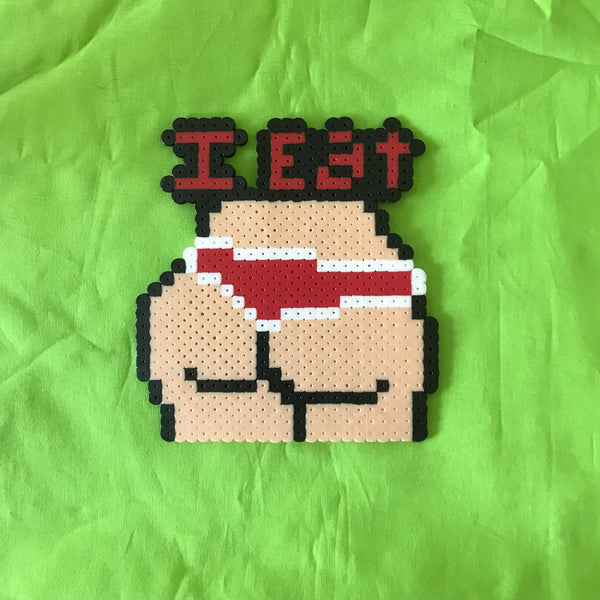 I Eat Booty Key Chain And Necklace