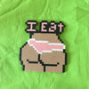 I Eat Booty Key Chain And Necklace