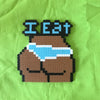 I Eat Booty Key Chain And Necklace