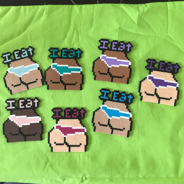 I Eat Booty Key Chain And Necklace