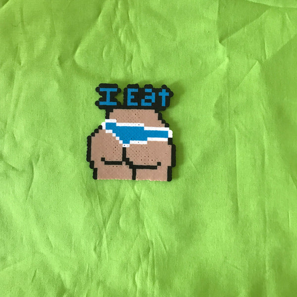 I Eat Booty Key Chain And Necklace