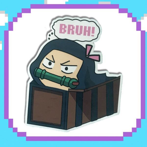 Nezuko In A Box Sticker