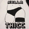 Hella Thicc Baseball Raglan Tee