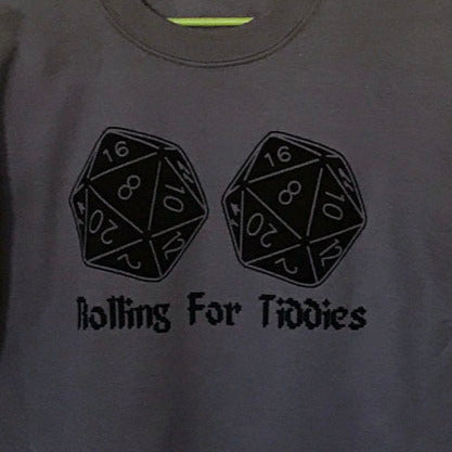 Rolling for Tiddies Crewneck Sweater