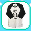Hella Thicc Cat Baseball Raglan Tee