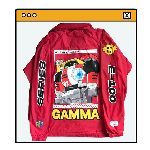 Codename: GAMMA Windbreaker *Pre-Order* (Nerdy Bit X King Kuma)