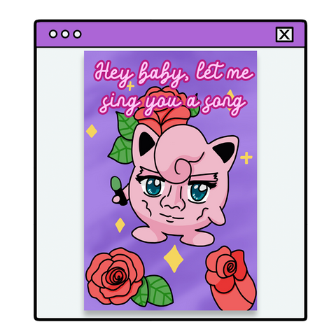 Handsome Jigglypuff Print