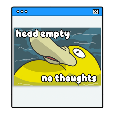 Head Empty Print