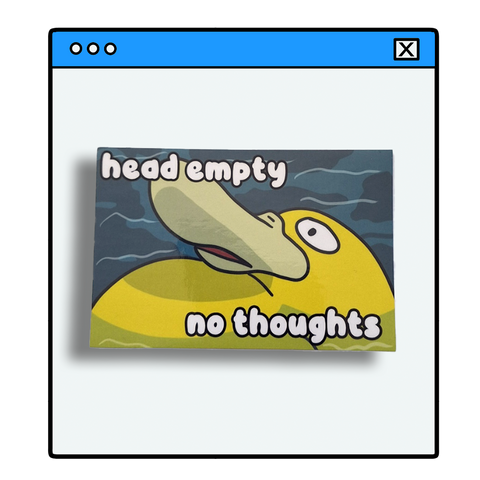 Head Empty Sticker