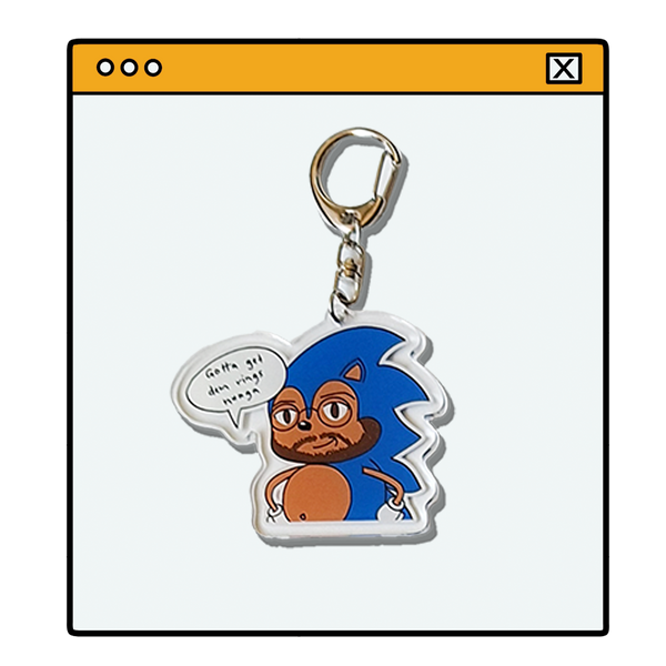 Matthew Sonic Cosplay Keychain