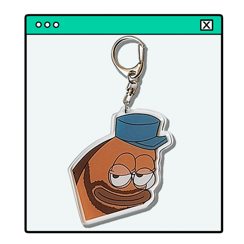Spongebob Mailman Meme Keychain