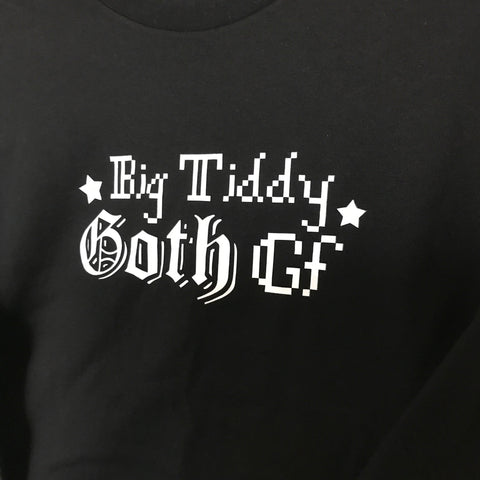 Big Tiddy Goth GF Crop Top