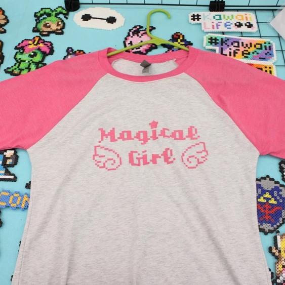 Magical Girl Baseball Raglan Tee
