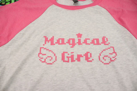Magical Girl Baseball Raglan Tee