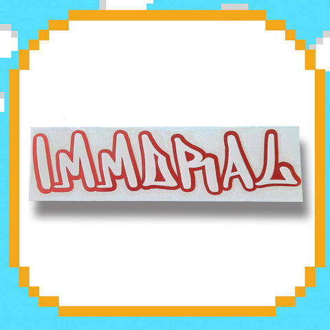 Immoral Decal
